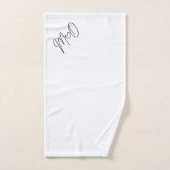 M+O trouwdag Bad Handdoek (Handdoek)