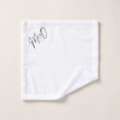 M+O trouwdag Bad Handdoek (Wasdoekje)