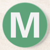 M Ocean Uitzicht Icon Onderzetter (Voorkant)