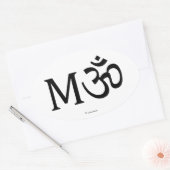 M-OM, yogamama, ovale sticker (Envelop)