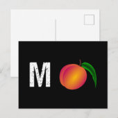 M-Peach Impeach Anti-Trump Briefkaart (Voorkant / Achterkant)