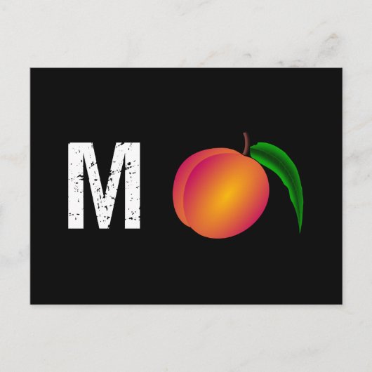 M-Peach Impeach Anti-Trump Briefkaart (Voorkant)