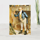 M. Pickwick stelt een toost door Frank Reynolds Feestdagen Kaart (Voorkant)