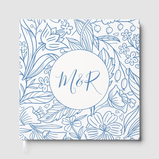 M&R Blauw Gastenboek (Voorkant)