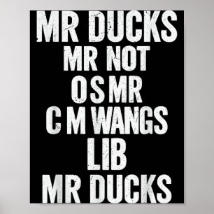 M R Eenden M R Niet O S M R Cm Wangs Lib M R Eende Poster