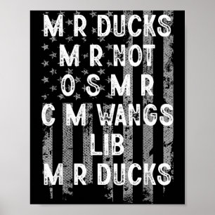 M R Eenden M R Niet O S M R Cm Wangs Lib M R Eende Poster