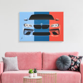 M-Racing M2 Art Canvas Afdruk (Insitu (Woonkamer))