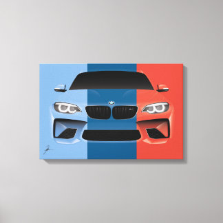 M-Racing M2 Art Canvas Afdruk