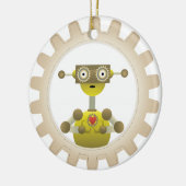 M. Robot met de Ronde van het Ornament van het (Links)