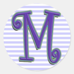 M RONDE STICKER