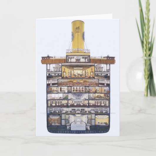 M/S Kungsholm Kaart (Voorkant)