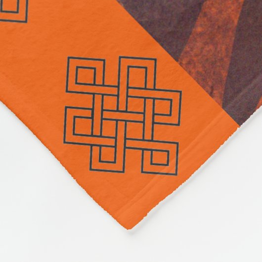 M&S Peaches - Kunst van Galen Dara - Fleece Deken (Hoek)