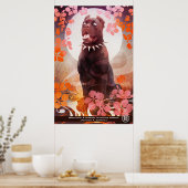 M&S Peaches Poster - Kunst door Galen Dara (Keuken)