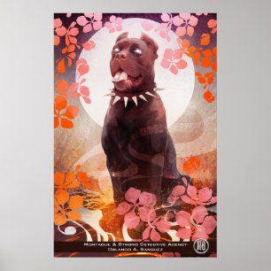 M&S Peaches Poster - Kunst door Galen Dara