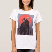 M&S Simon en Michiko T-shirt - Kunst door Mona Fin (Voorkant)