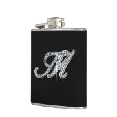 M Script "Diamond Bling"-fles Heupfles (Links)