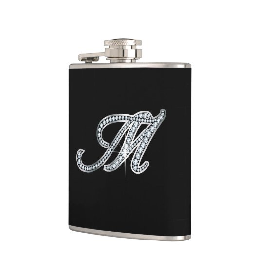 M Script "Diamond Bling"-fles Heupfles (Links)