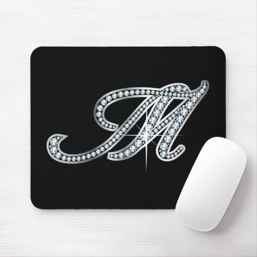 M script "Diamond Bling" Muismat (Met muis)