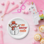 M SnowPaper-Bord Papieren Bordje (Feest)