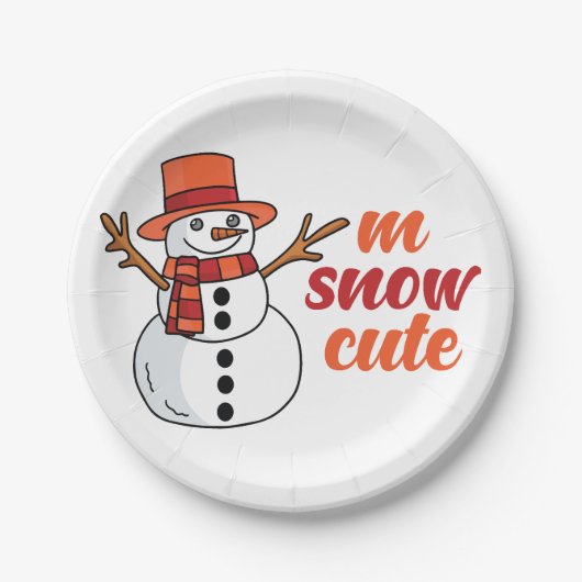 M SnowPaper-Bord Papieren Bordje (Voorkant)