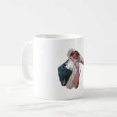 M staat voor Marabou Stork Koffiemok (Voorkant links)