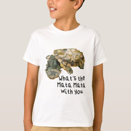 M staat voor Mata Mata Turtle T-shirt (Voorkant)