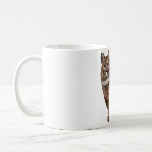 M staat voor Mountain Lion Koffiemok (Links)