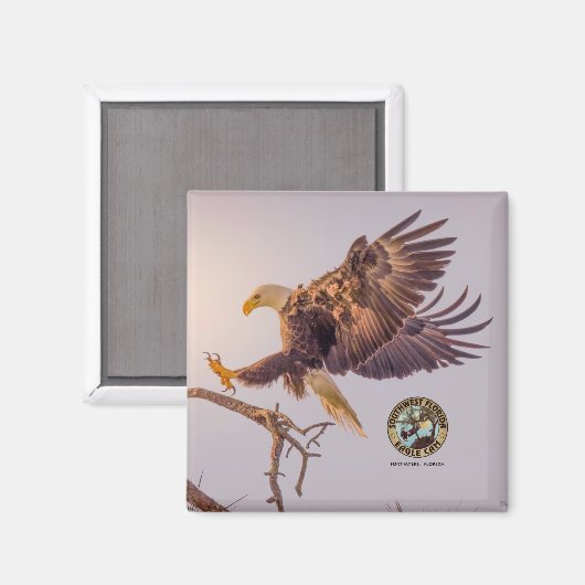 M SWFL Eagle Cam Magnets 2021 Magneet (Voorkant / Achterkant)