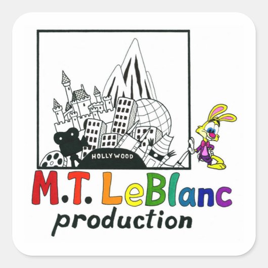 M.T. LeBlanc Productions Logo Sticker (Voorkant)