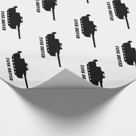 M tank driver cadeaupapier (Hoek)
