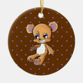 M. Teddy Keramisch Ornament (Voorkant)