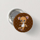 M. Teddy Ronde Button 3,2 Cm (Voorkant /achterkant)