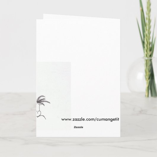 M. Tom Feestdagen Kaart (Achterkant)