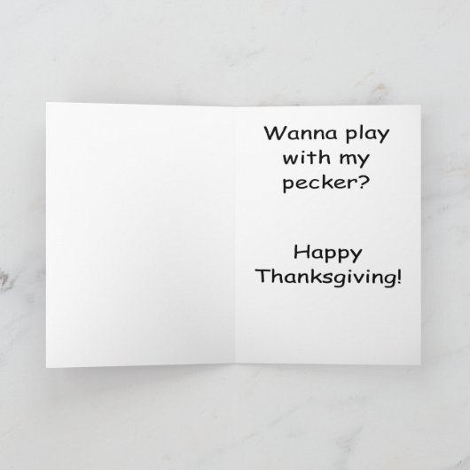 M. Tom Feestdagen Kaart (Binnen)