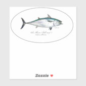 M Vinyl False Albacore Ovale Sticker (Vel)