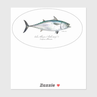 M Vinyl False Albacore Ovale Sticker