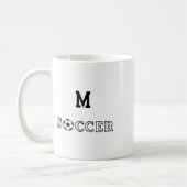 M Voetbal  Koffiemok (Links)