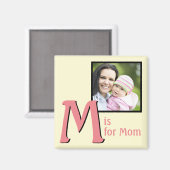 M voor mam magneet (Voorkant / Achterkant)