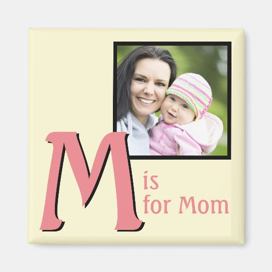 M voor mam magneet (Voorkant)