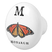 "M" voor Monarch Keramische Knop (Rechts)