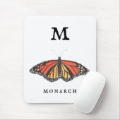 "M" voor Monarch Muismat (Met muis)