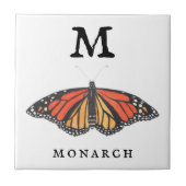"M" voor Monarch Tegeltje (Voorkant)