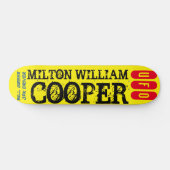 M W COOPER UFO / JFK Skateboard (Horizontaal)