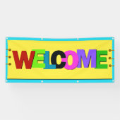 M welkome banner die antenne repliceert (Horizontaal)