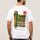 M WINE OFFICIEEL MANNEN T-SHIRT (Achterkant)