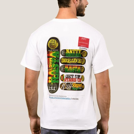 M WINE OFFICIEEL MANNEN T-SHIRT (Achterkant)