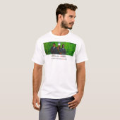 M WINE OFFICIËLE Heren Basic T-Shirt (Voorkant volledig)