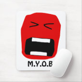 M.Y.O.B. Mouse Mat Muismat (Met muis)