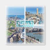 MA0033 Afrika, Marokko, Rabat, koelkast Magneet (Voorkant)