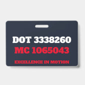 MA2D LOGISTIEK BADGE (Achterkant)